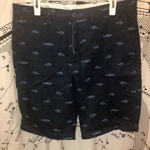 Flat front fish shorts 🐟
